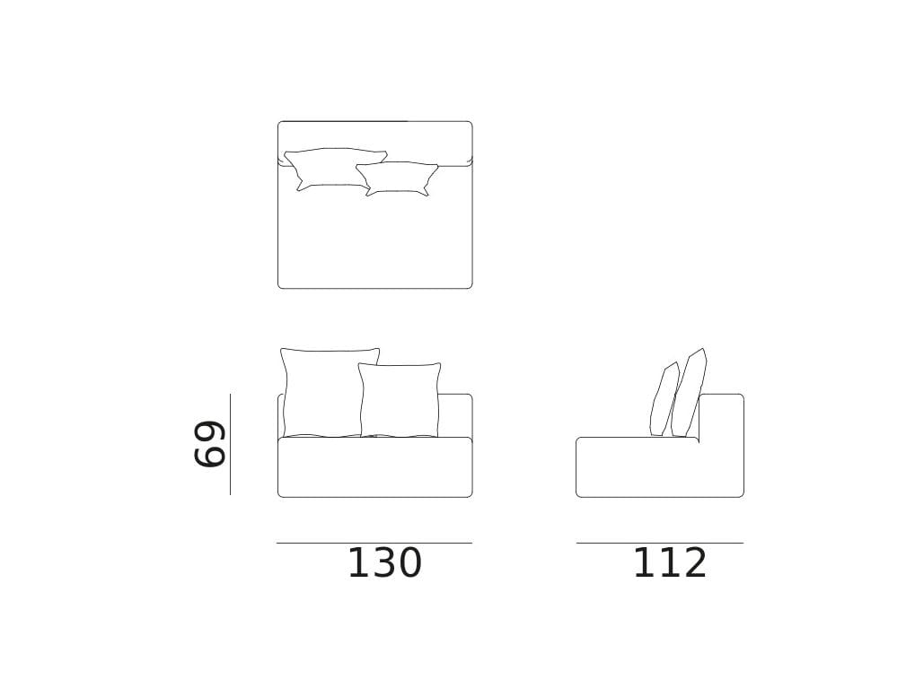 Тканевый модульный садовый диван Exteta Montecarlo ARCH-00107081 - Вид №17