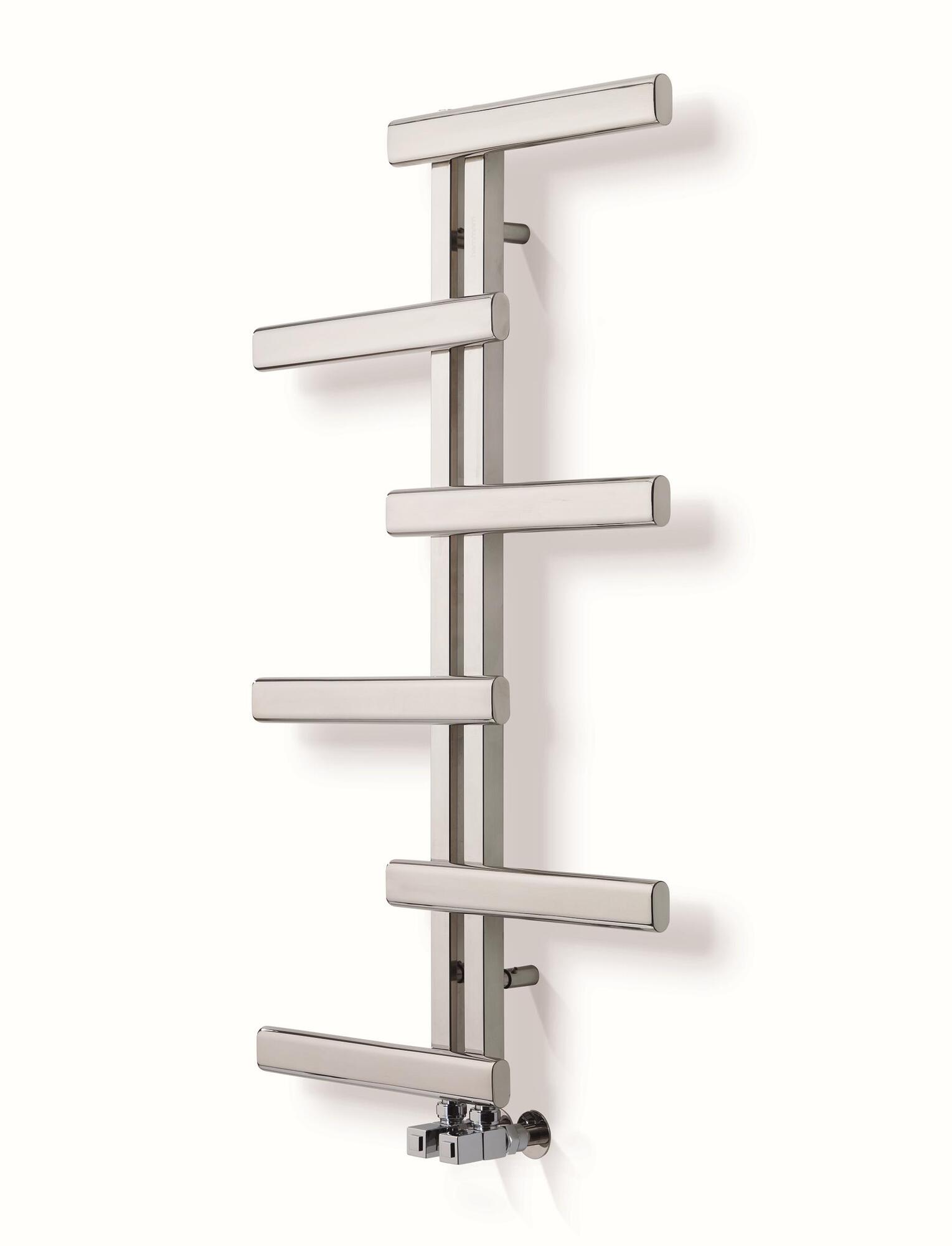 Полотенцесушитель Hammam URANUS Stainless steel  комбинированный; электрический или водяной Сталь  - Вид №64