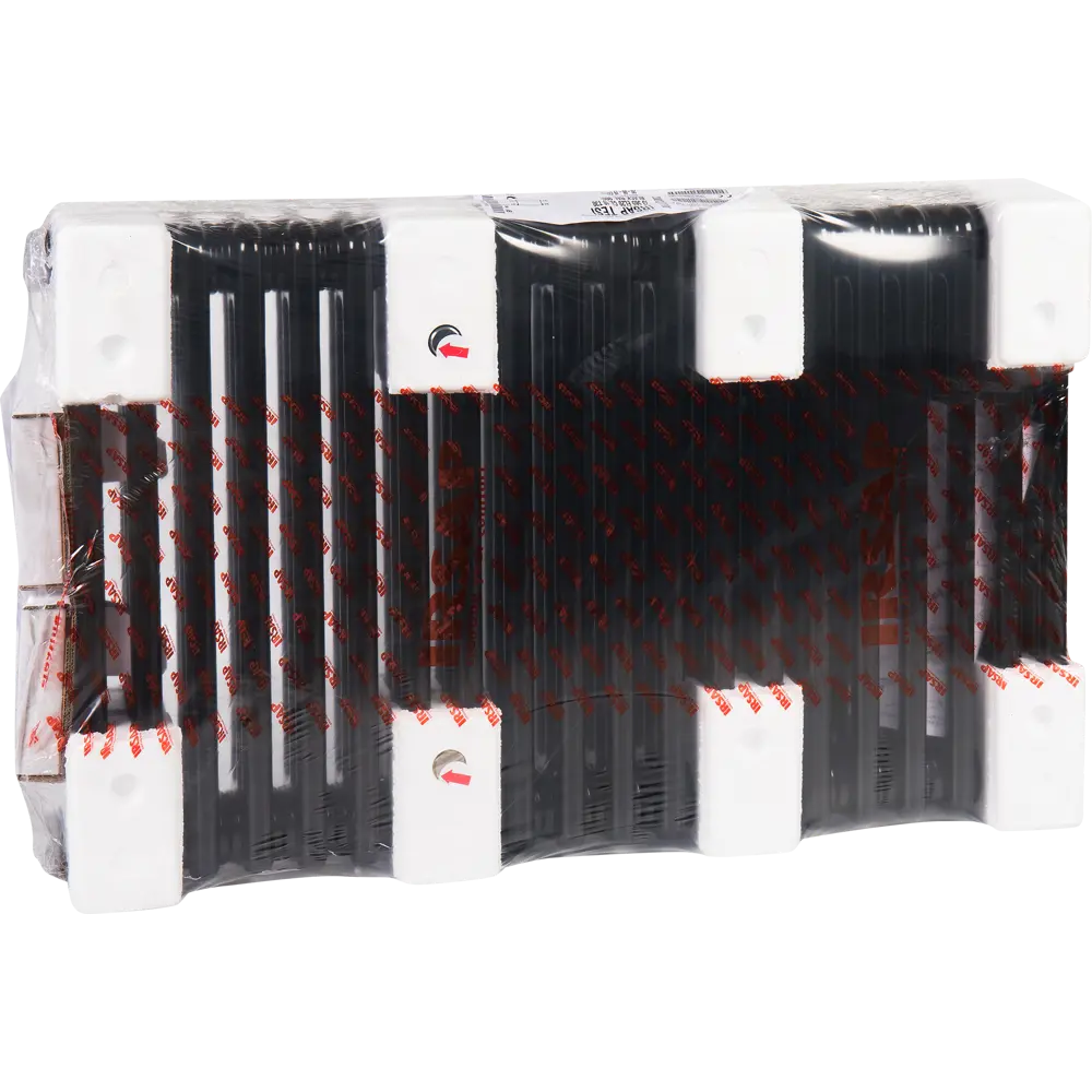 Радиатор трубчатый Irsap Tesi RT305652010A430 500/100 20 секций боковое подключение сталь черный 81990701 STLM-2202027 - Вид №4