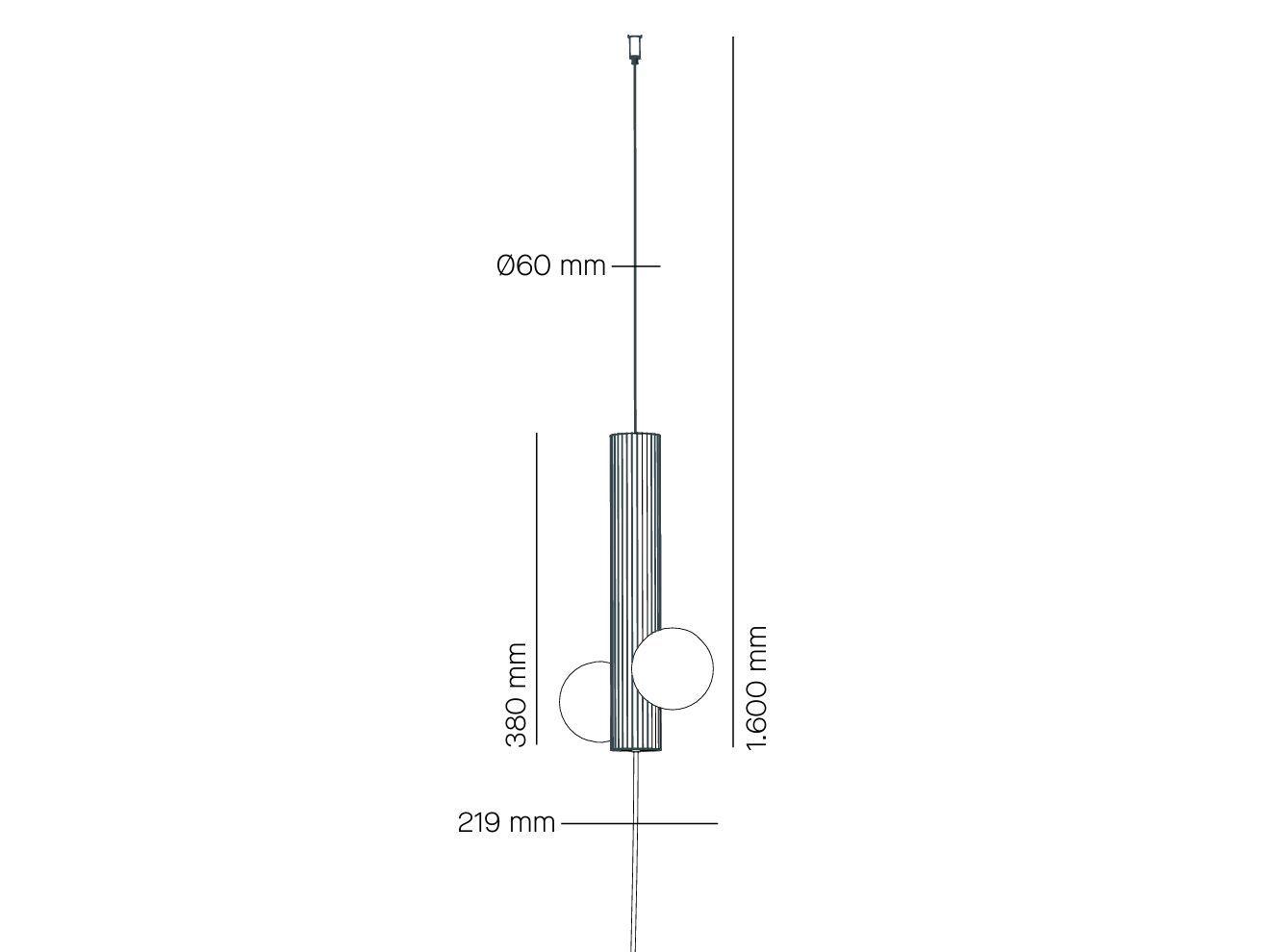 Светодиодная подвесная лампа с розеткой Milan Iluminacion LAND ARCH-00127959 - Вид №7
