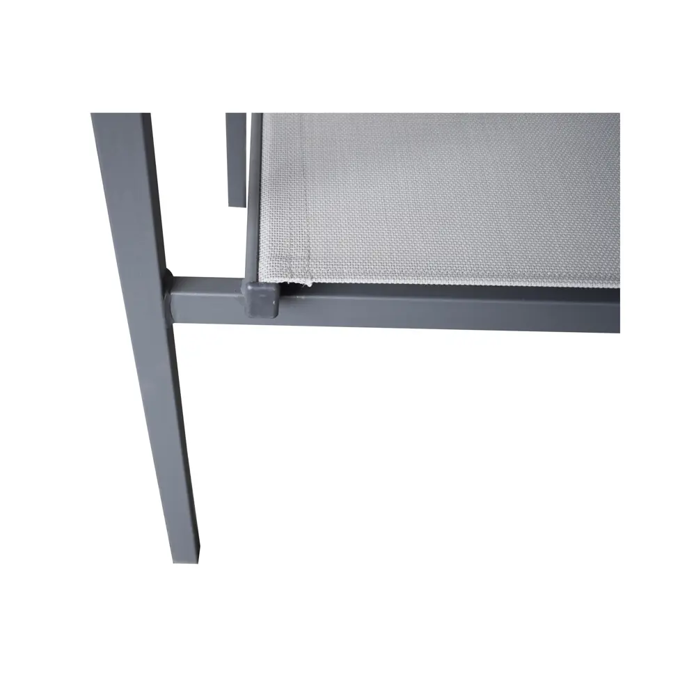 Кресло садовое Steel 55x80x55 см сталь/текстилен антрацит 82558754 STLM-2126510 Santreyd  - Вид №7