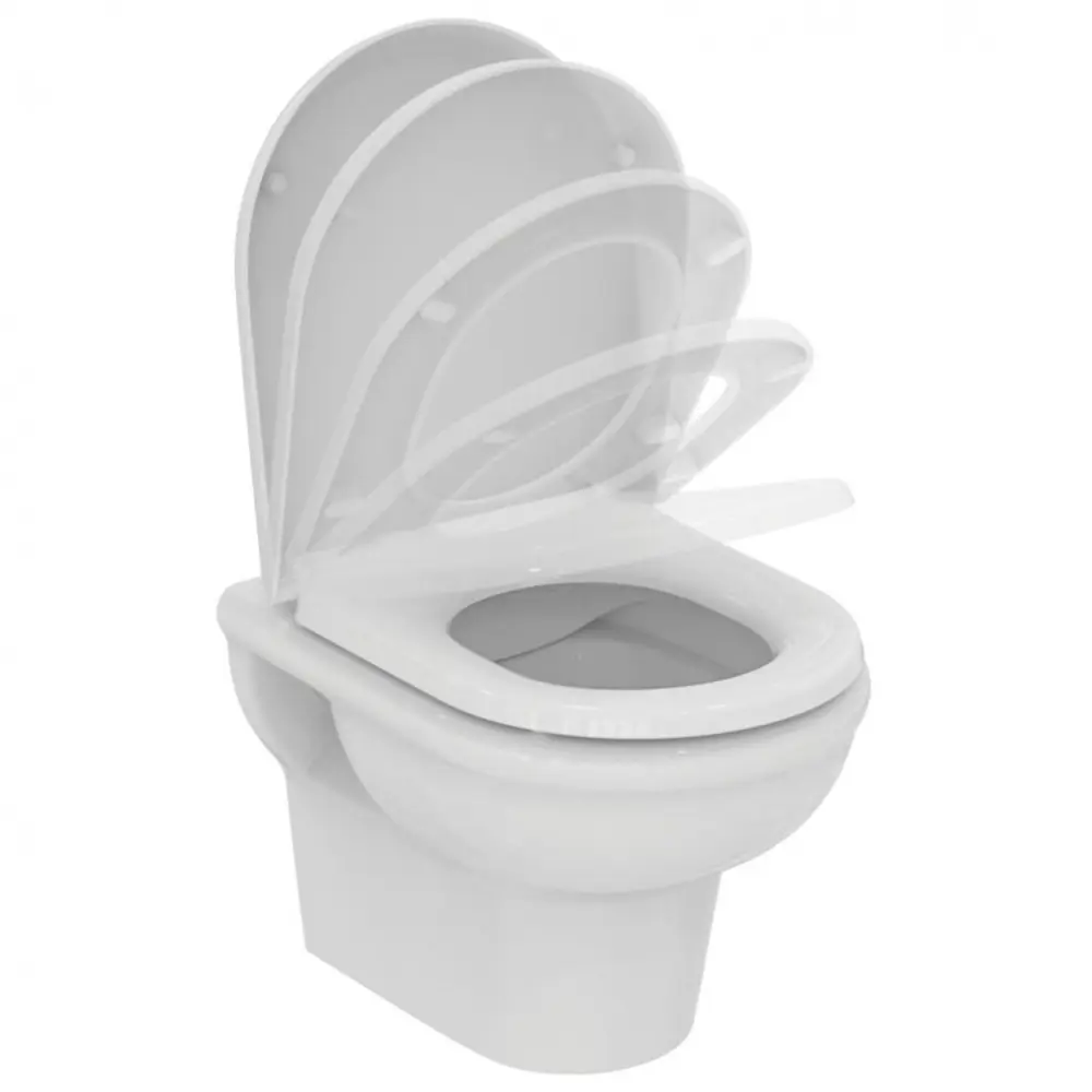 Унитаз подвесной Ideal Standard Exacto безободковый с сиденьем микролифт 85202906 STLM-2135534 - Вид №1