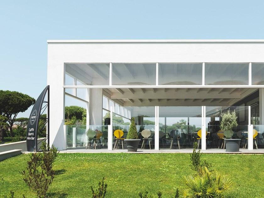 Protezioni Экран с вертикально раздвижными стеклянными панелями Pareo sun-id-1407237 - Вид №2