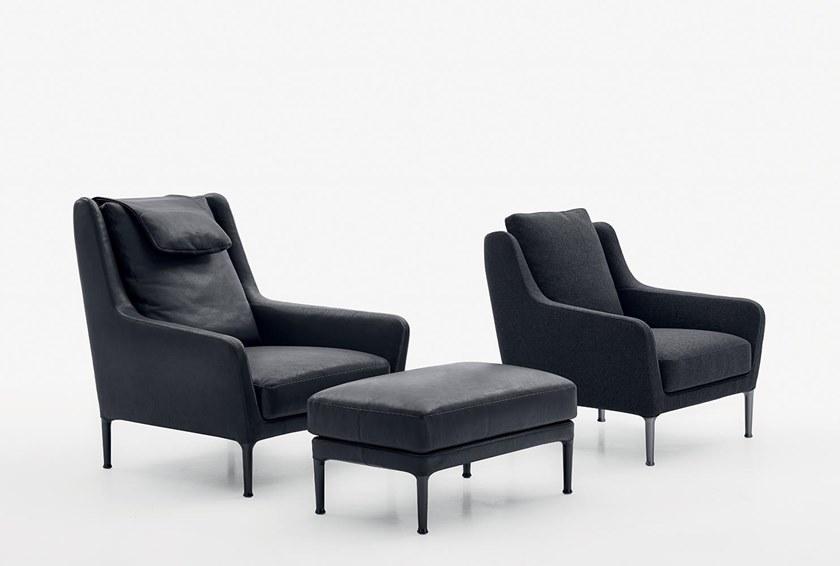 B&B Italia Кресло из ткани с подлокотниками Édouard EDOUARD sun-id-1438778 - Вид №1