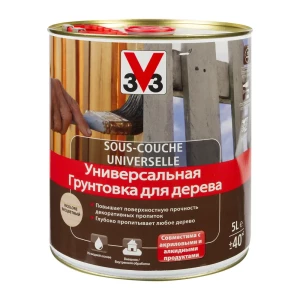 Грунт для дерева V33 бесцветный 5 л