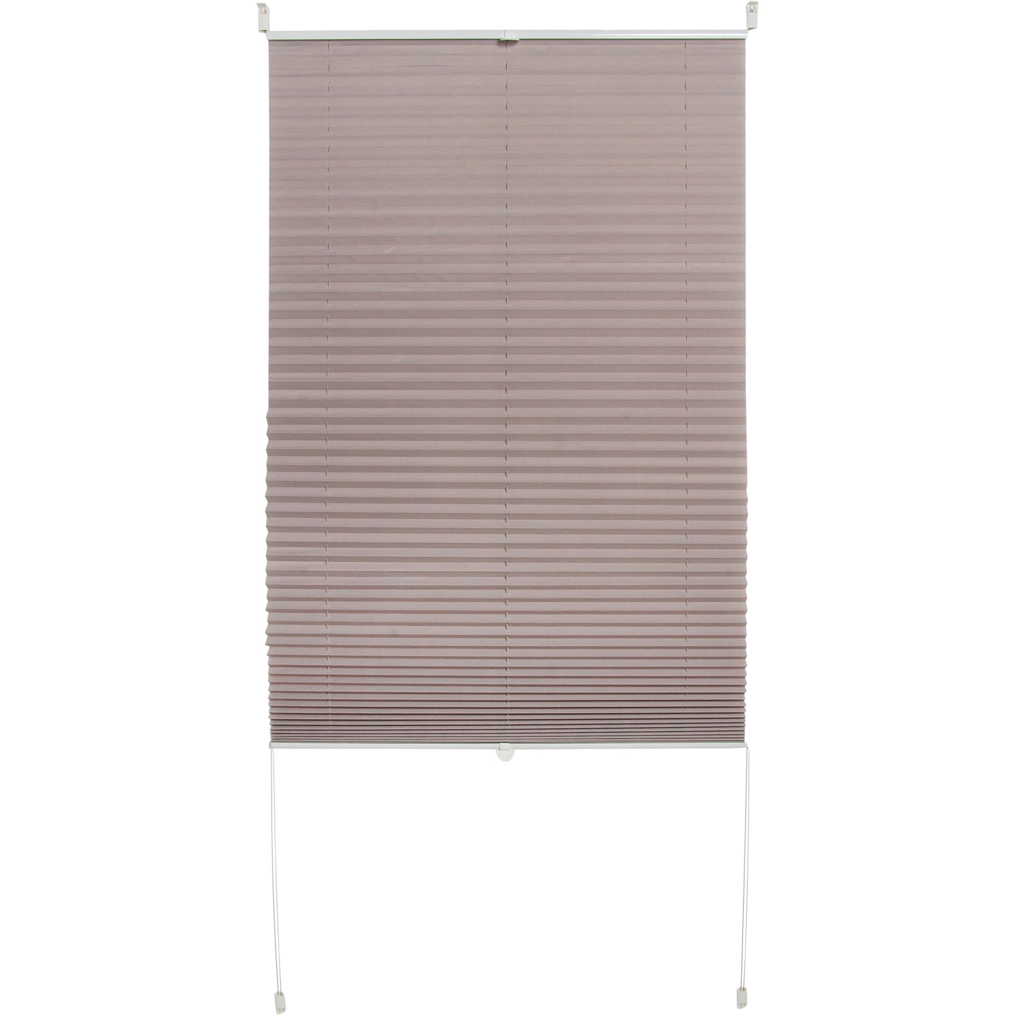 82057293 Штора плиссе «Плайн», 80х160 см, текстиль, цвет серый Santreyd  - Вид №1