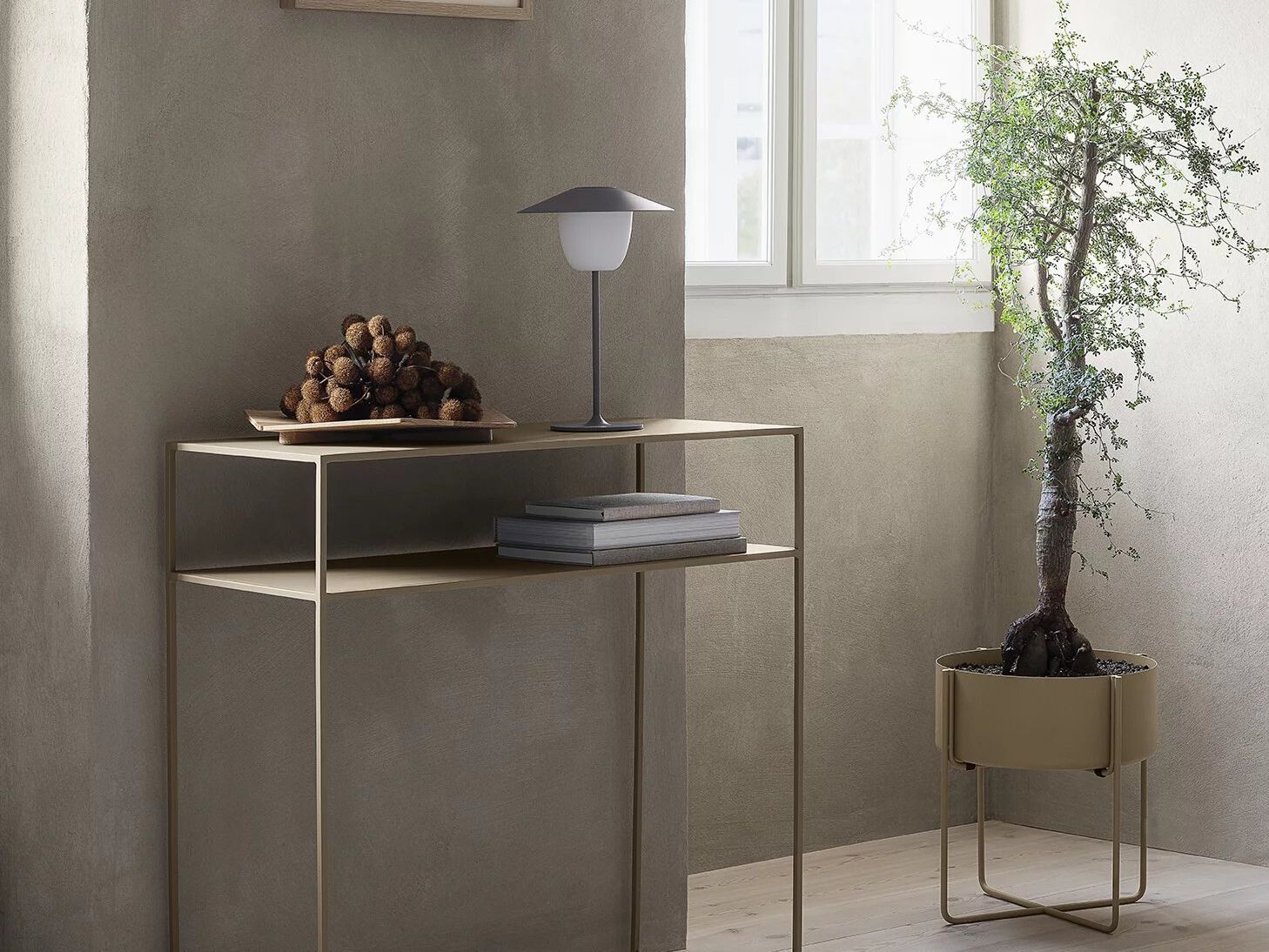 С порошковым покрытием алюминиевый светодиодный аккумулятор настольная лампа blomus Ani ARCH-00070757 - Вид №4