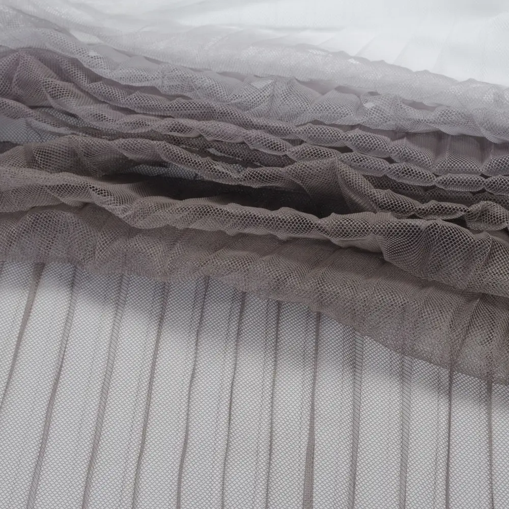 Тюль 1 м/п Plisse сетка 300 см цвет коричневый 85342210 STLM-2045129 AMAZONTEXTILE  - Вид №1