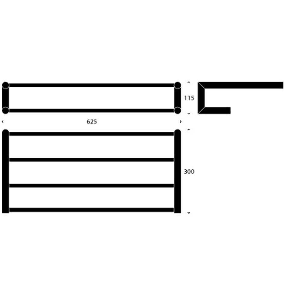 FROST Гардеробная полка 1, 60см sun-id-1967788 - Вид №1