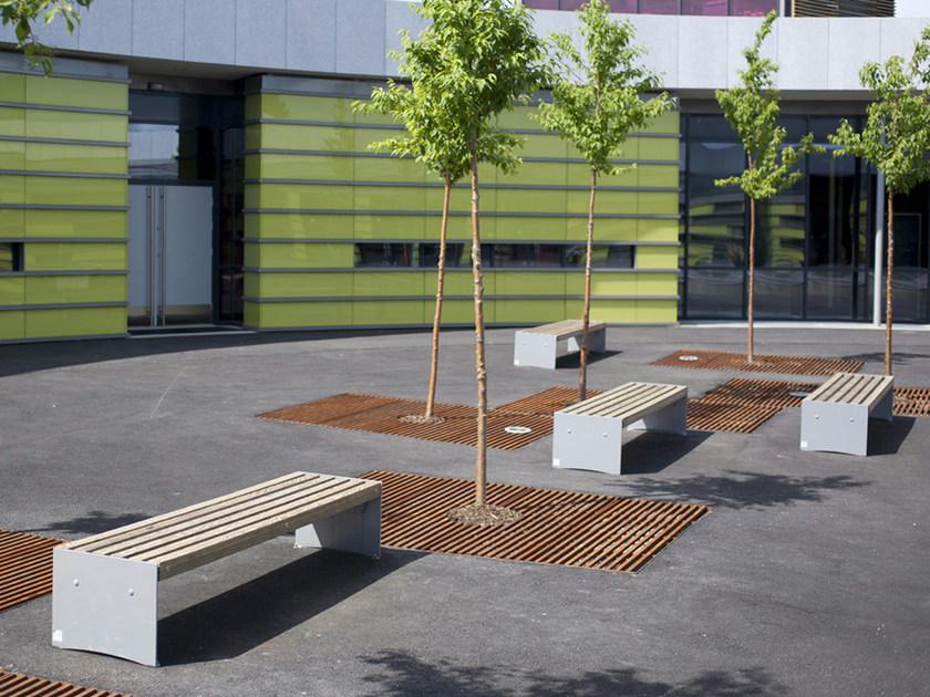 VESTRE Модульная скамья из стали и дерева со встроенным освещением Via sun-id-1499371 - Вид №2