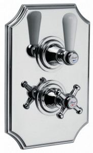 9549 Встроенный термостатический смеситель 1/2 ”с переключателем на 2 направления. Bongio La Tosca