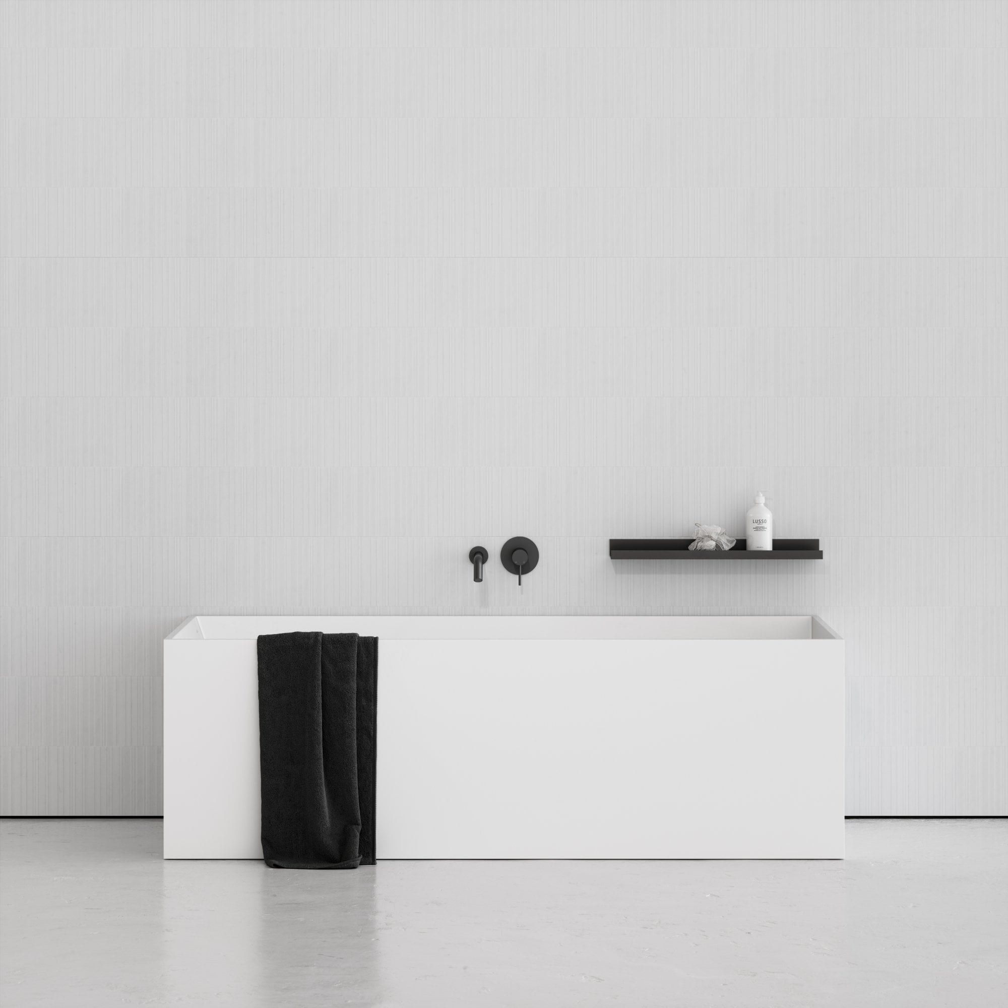 Прямоугольная ванна в центре комнаты из смолы LUSSO Ethos ARCH-00107192 - Вид №17