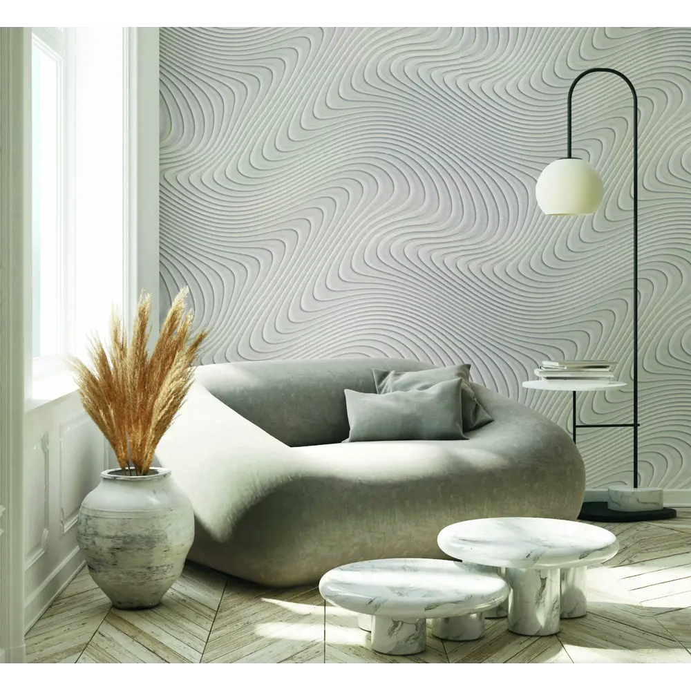 Обои флизелиновые Ovk Design D.Langer Ave серый 1.06 м 10664-04 88915306 STLM-2199676 set 2 CURVE - Вид №3