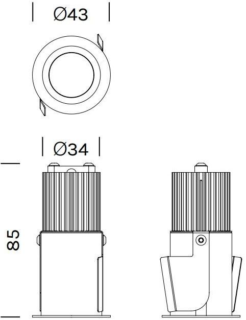 Olev Круглый встраиваемый светодиодный точечный светильник  4710, 4711  - Вид №2