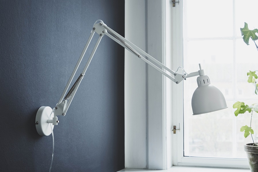 41486601101 Лампа настенная job, 55/75хD13,5 см, белая матовая Frandsen  - Вид №2