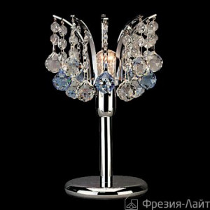 Orion LA 4-913/1 chrom/blau KRISTALL-KLASSISCH лампа настольная