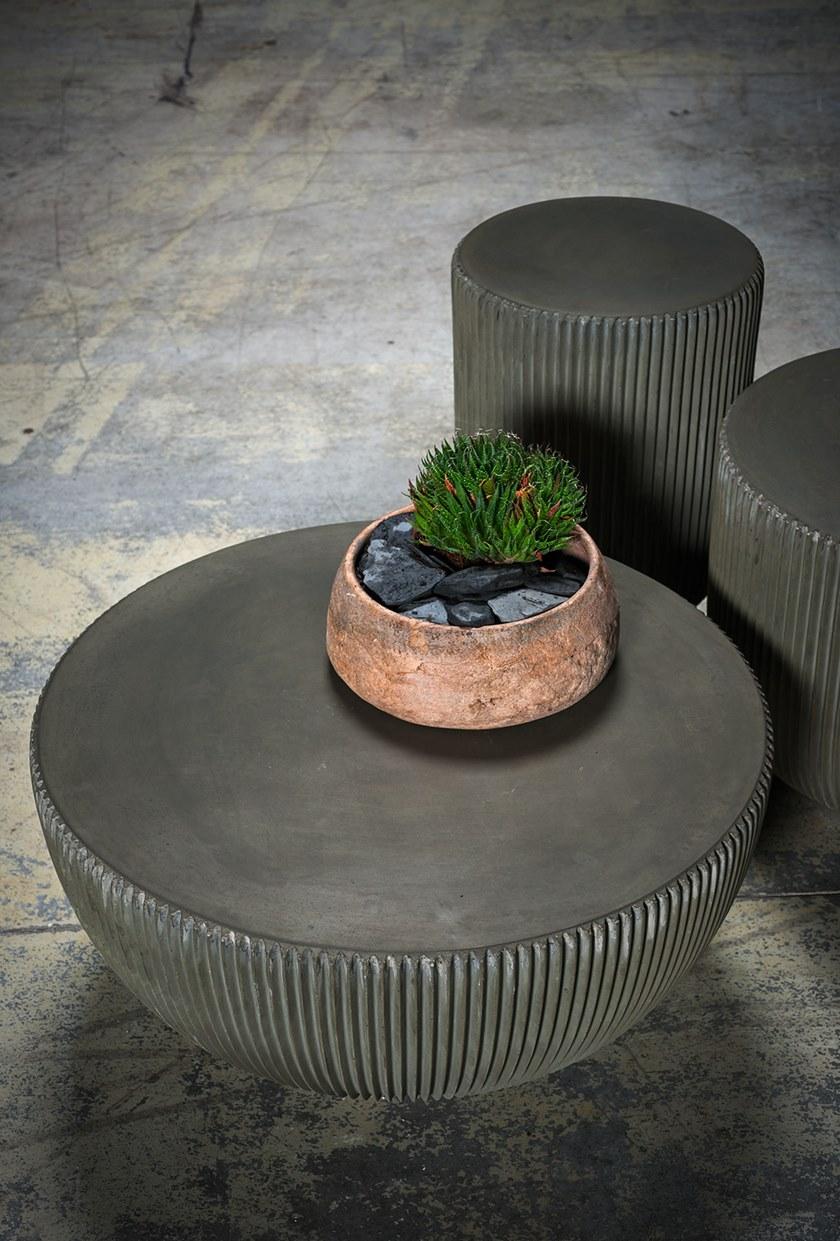 BAXTER Круглый журнальный столик из бетона sun-id-1479504 - Вид №2