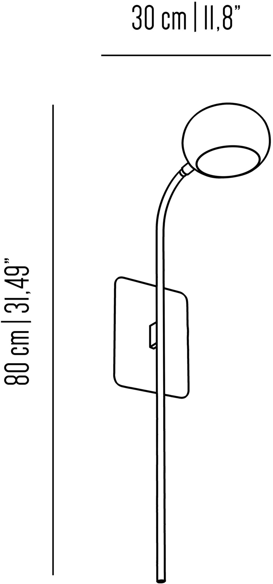 Il Bronzetto Бра из латуни с фиксированным кронштейном Blossom Tul_02 - Вид №6