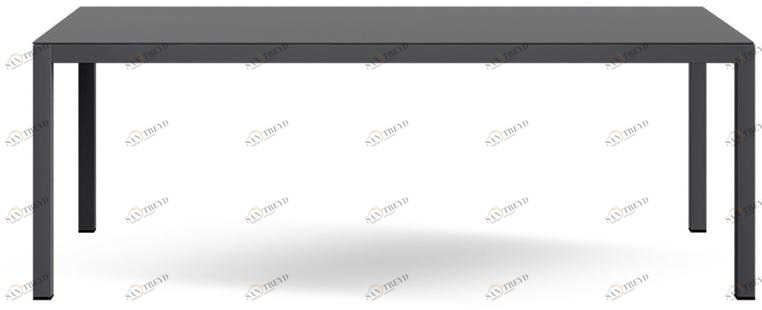 Atmosphera Прямоугольный садовый стол из алюминия и столешница из нпл Flair Fa.ta.r200/fa.ta.r260