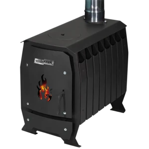 Печь отопительная дровяная ПрофиКамин Муром 80 цвет черный