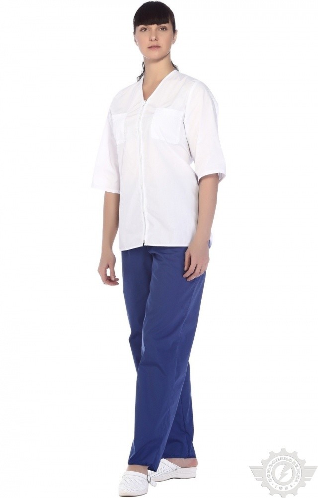 66199 Куртка "Сервис" белая  Медицинская одежда  размер 62/158-164 Спецодежда  - Вид №10