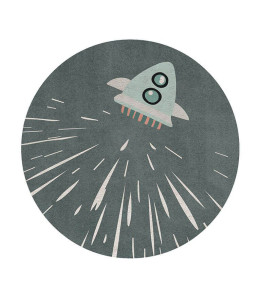 Круглый коврик «Громовая ракета» RUG'SOCIETY Kids