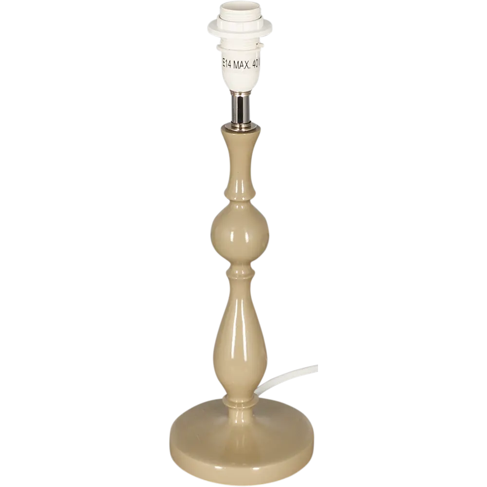 Основание лампы Matti 1xE14х40 Вт цвет бежевый LAMPLANDIA STLM-2077571