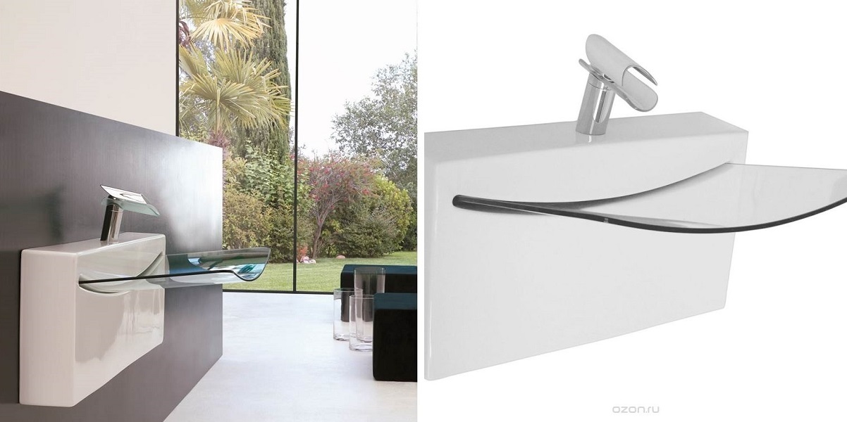 WLL004 Подвесная раковина настенная овальная ArtCeram  белая  - Вид №1