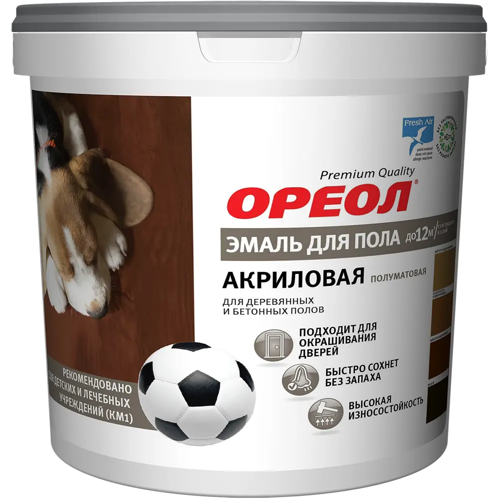 Акриловая эмаль Ореол для дерева и бетона цвет венге 0,9 кг 84439743 STLM-0050061 - Вид №1