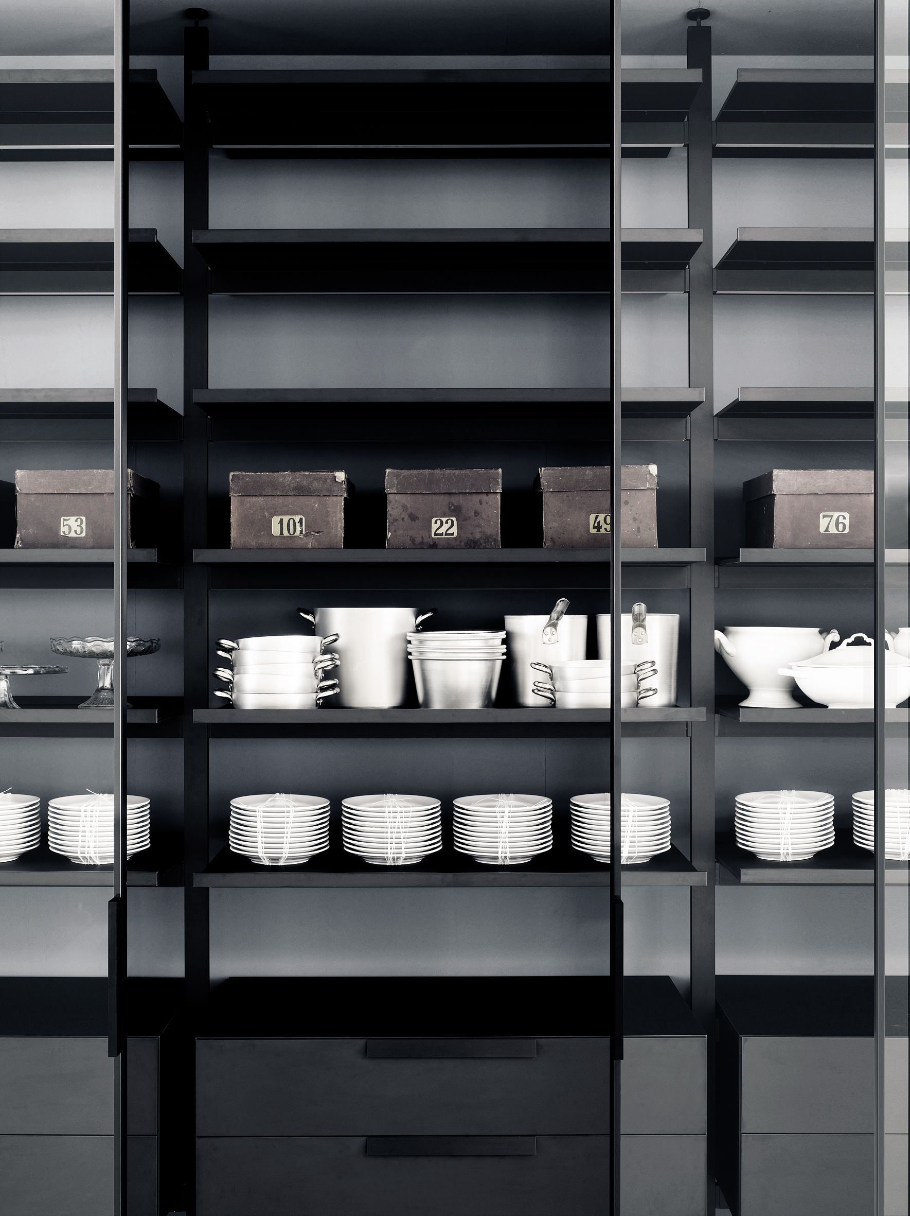 Полка с креплением пол-потолок Boffi Brompton ARCH-00131582