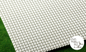 1/50 Объёмная текстура 18 х 27 х 0.03 см 041-mch-050 металлочерепица Morrison