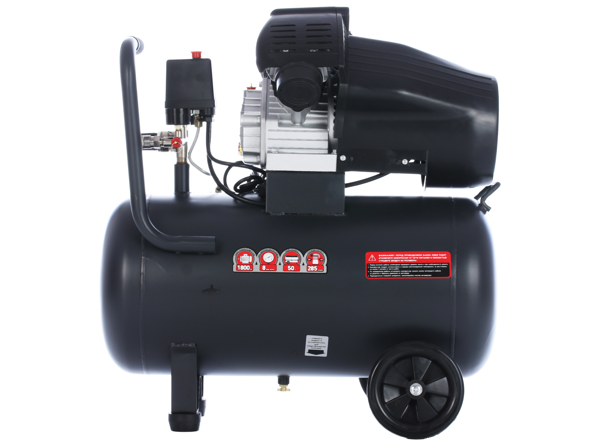 Компрессор поршневой масляный Парма K-1800/50КМ 1081888 STDN-0124601 - Вид №4