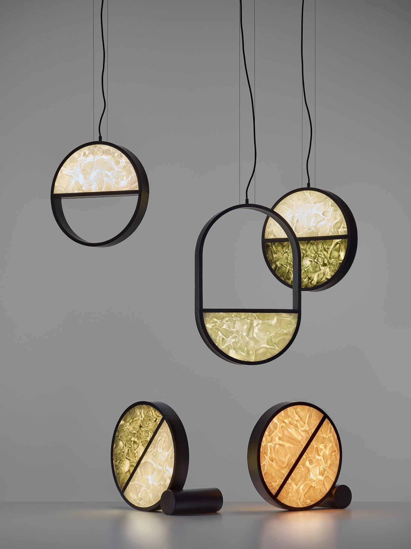 Стеклянная светодиодная настольная лампа BROKIS Geometric ARCH-00003219 - Вид №4