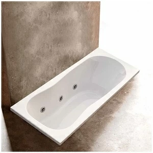 Ванна Gruppo treesse Alexia V1477-DX белая с гидромассажем прямоугольная