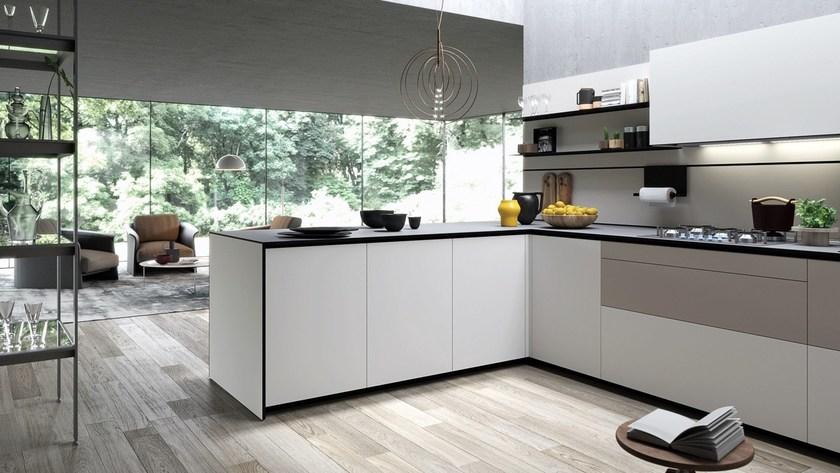 VALCUCINE Модульная кухня с полуостровом Forma mentis sun-id-1412614 - Вид №2