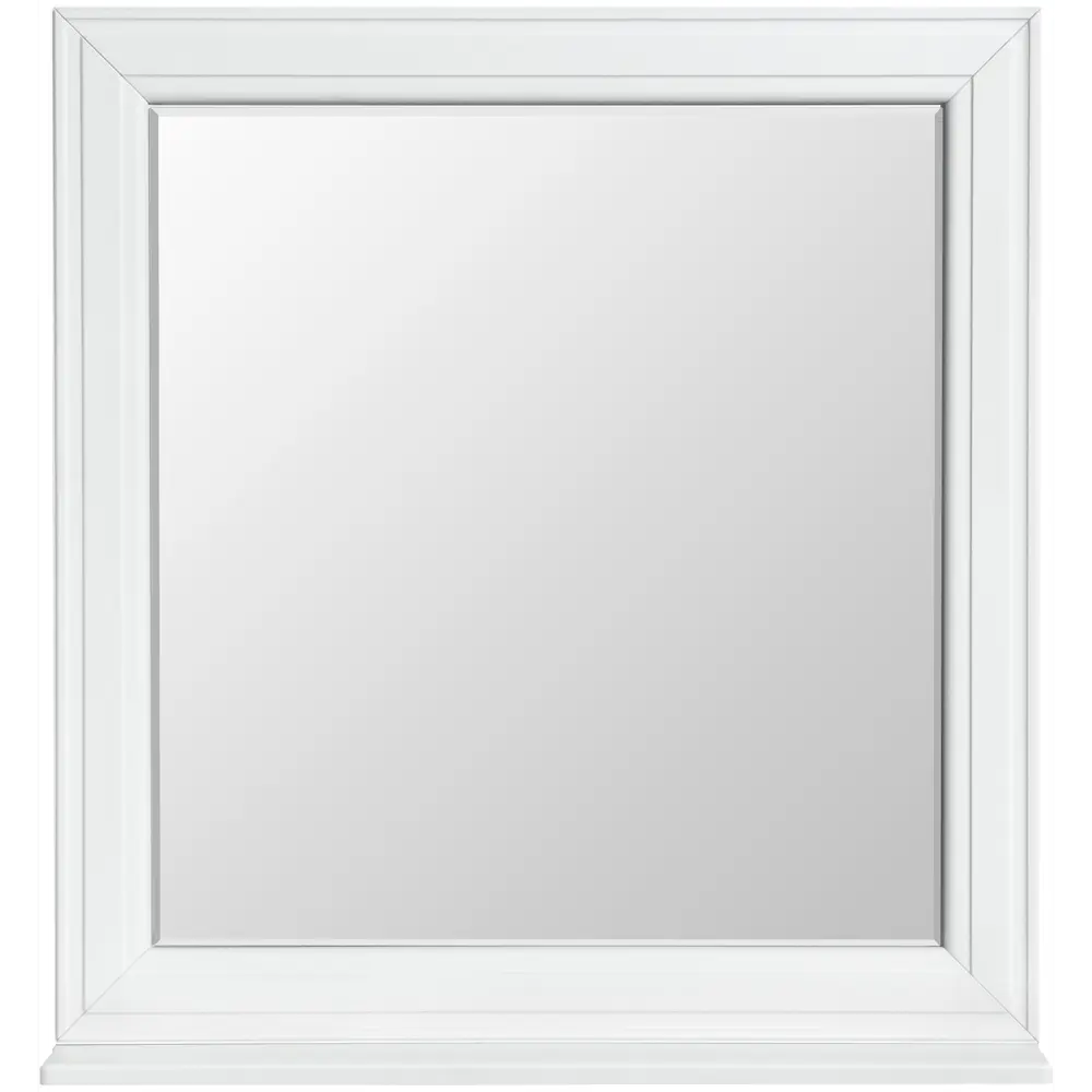 Зеркало Aquaton Шарм 75 см прямоугольное цвет белый матовый STLM-2102605