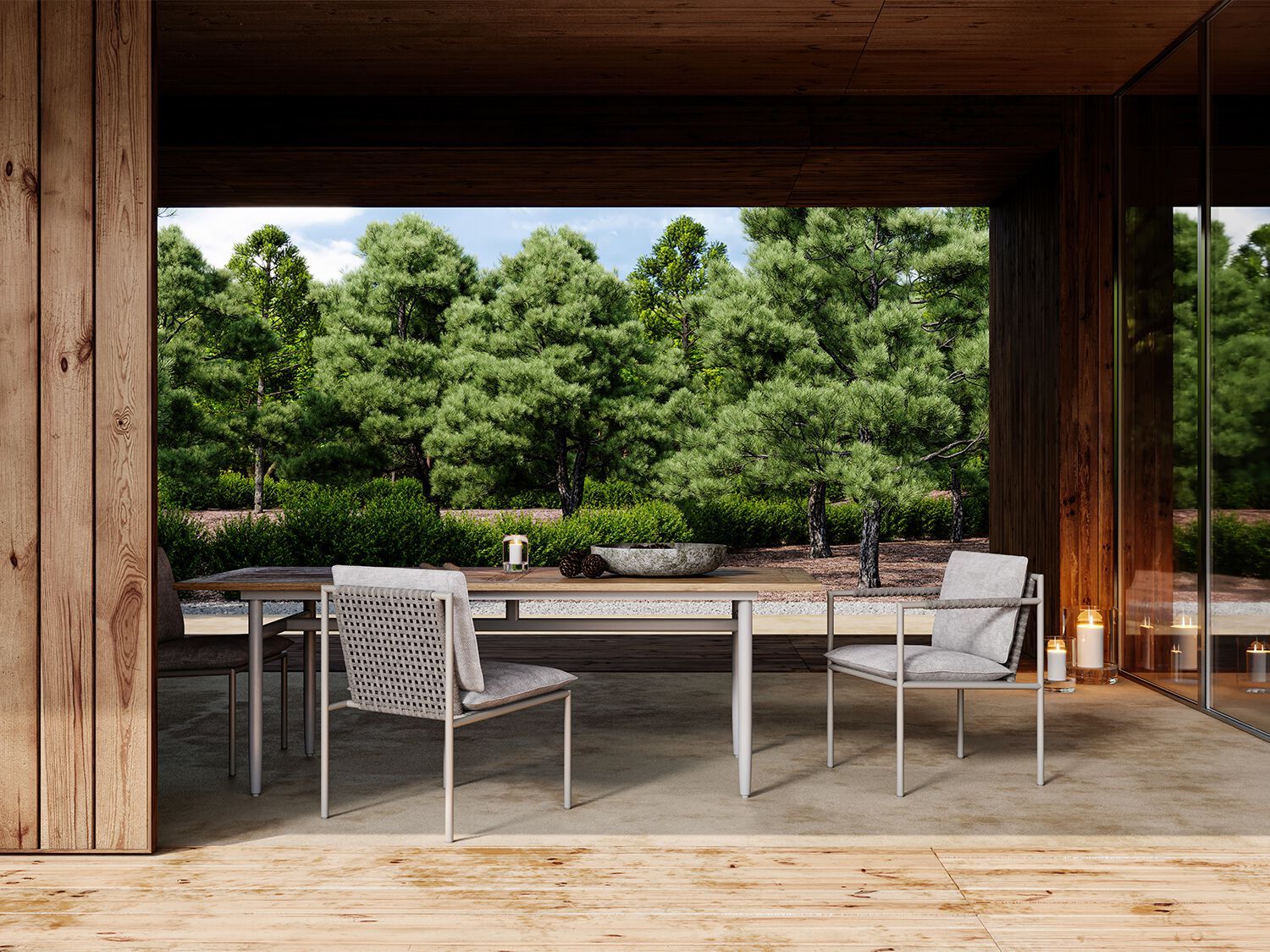 Алюминиевый садовый стул с подлокотниками Walters Лето ARCH-00078619 - Вид №2