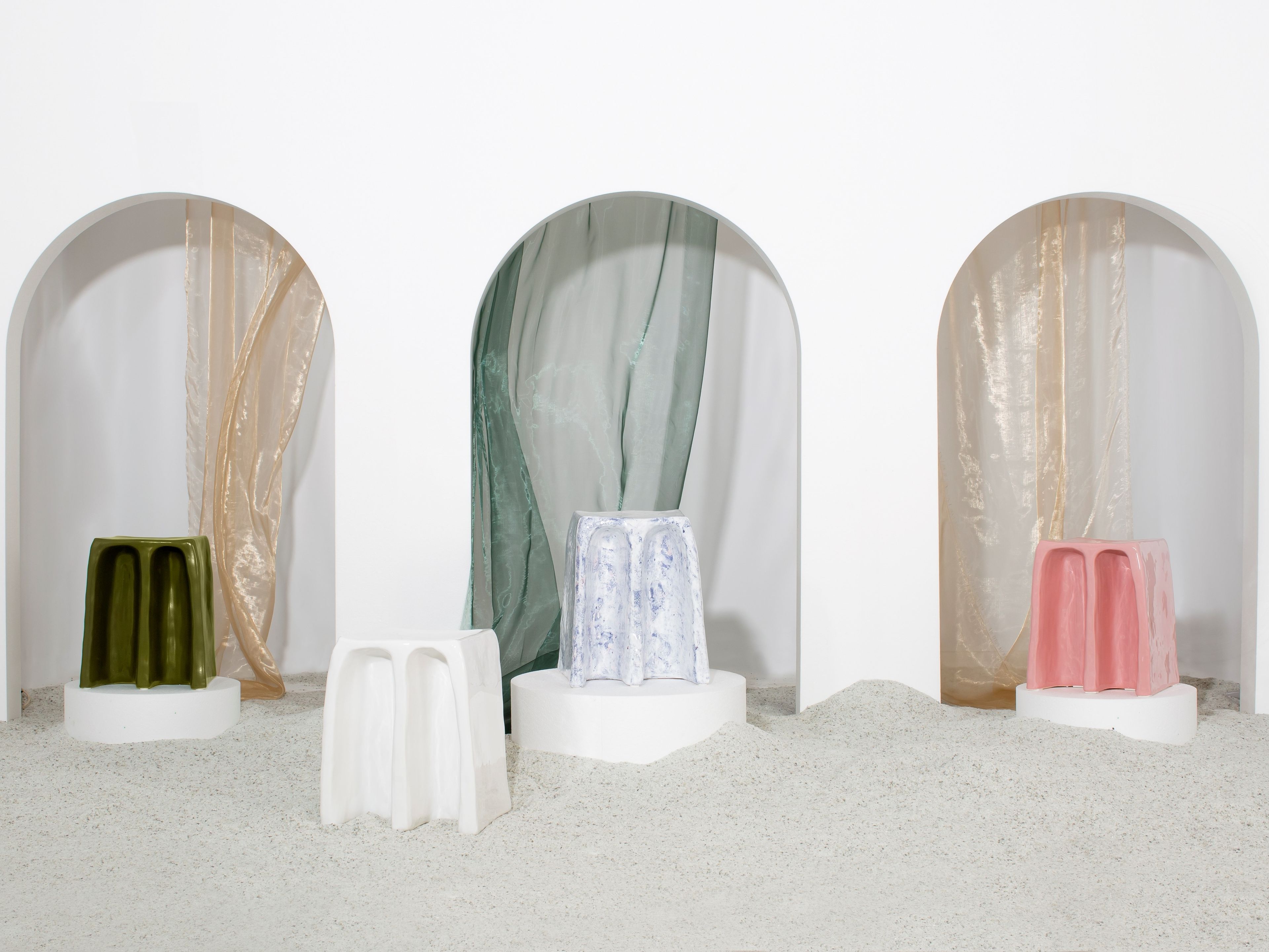 Керамический табурет / скульптура pulpo Chouchou ARCH-00125582 - Вид №3