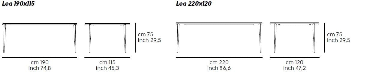 Деревянный прямоугольный стол Midj ARCH-00021767 - Вид №1