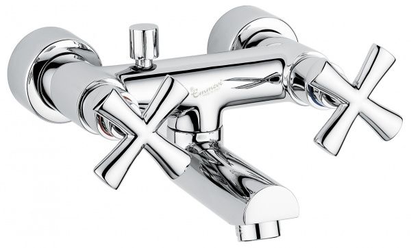 31001CR Emmevi Spirit New, двухвентильный смеситель для ванны без ручного душа, цвет хром