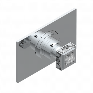 A2R-5100B Ручка регулировки для термостата THG, арт.5100A 1/2" и 5200A 3/4" Thg-paris Masque de Femme, lunaire Хром