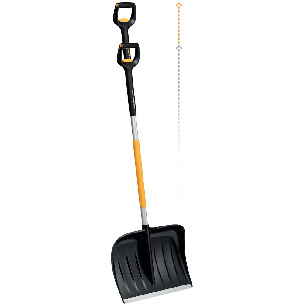 Лопата для уборки снега Fiskars X-series 52x143 см пластик с черенком 89145567 STLM-2085716  - Вид №3