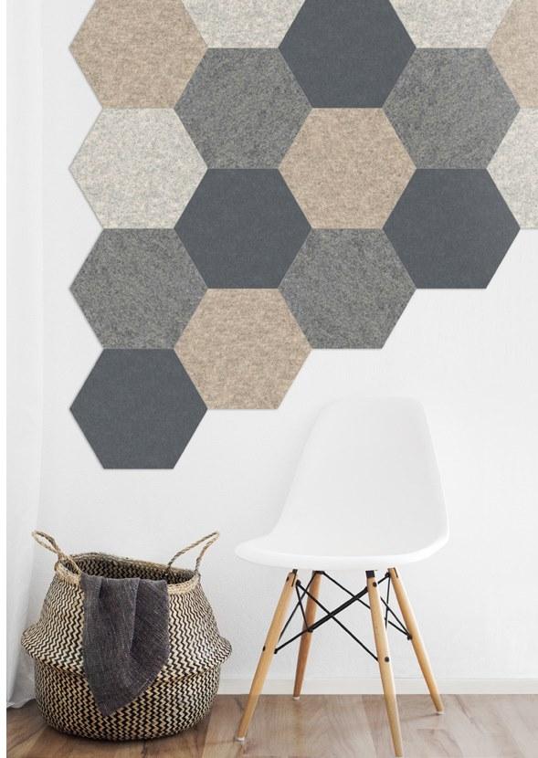 Slalom Акустическая стеновая панель из ткани Felt sun-id-1414541 - Вид №3