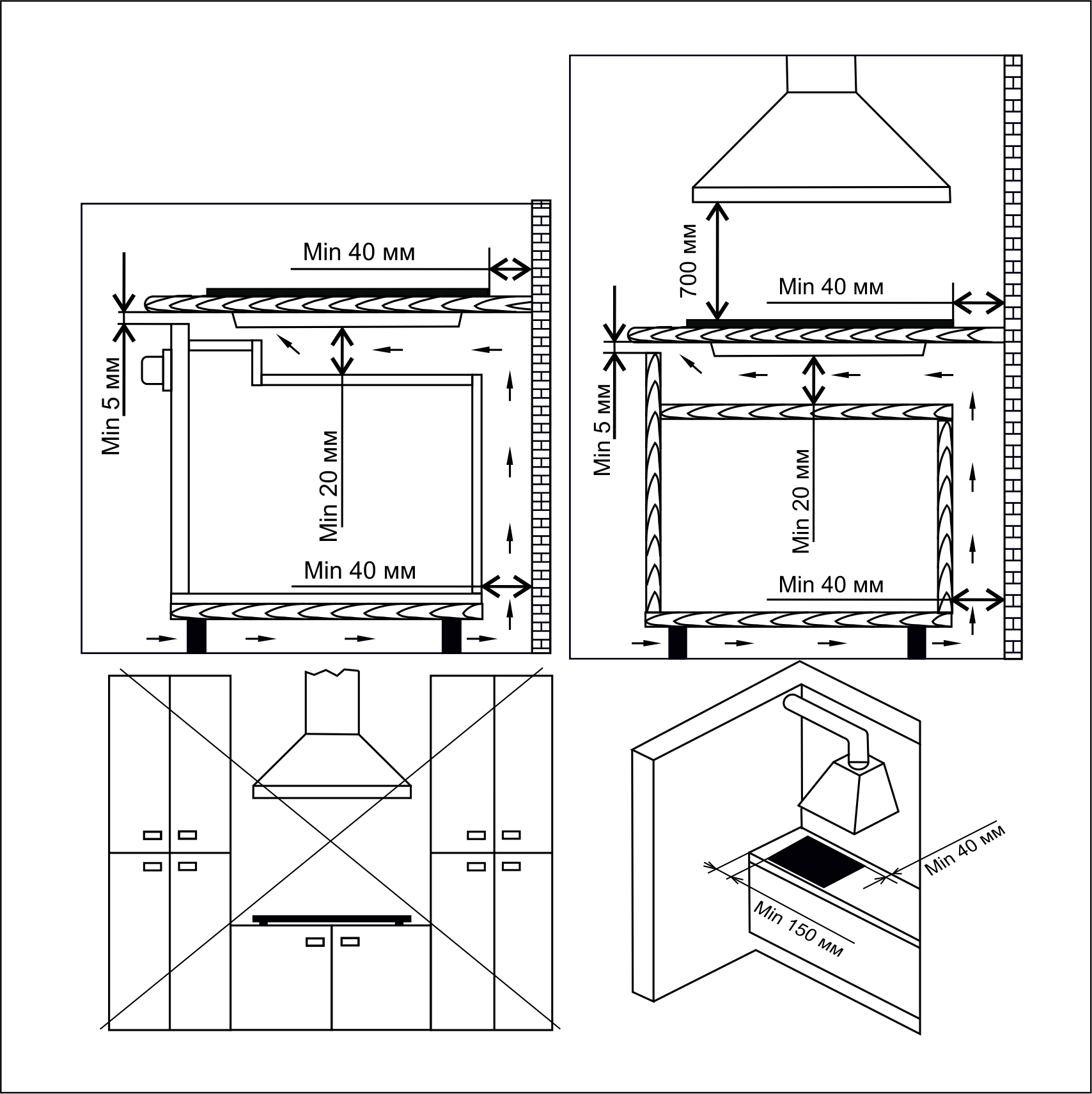 1202539 Газовая варочная поверхность De Luxe TG2_400215F-003 STDN-0025712 - Вид №7
