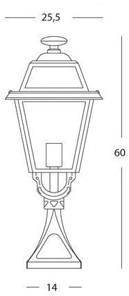 SOVIL Фонарный столб из литого под давлением алюминия Elegance 858 - Вид №3