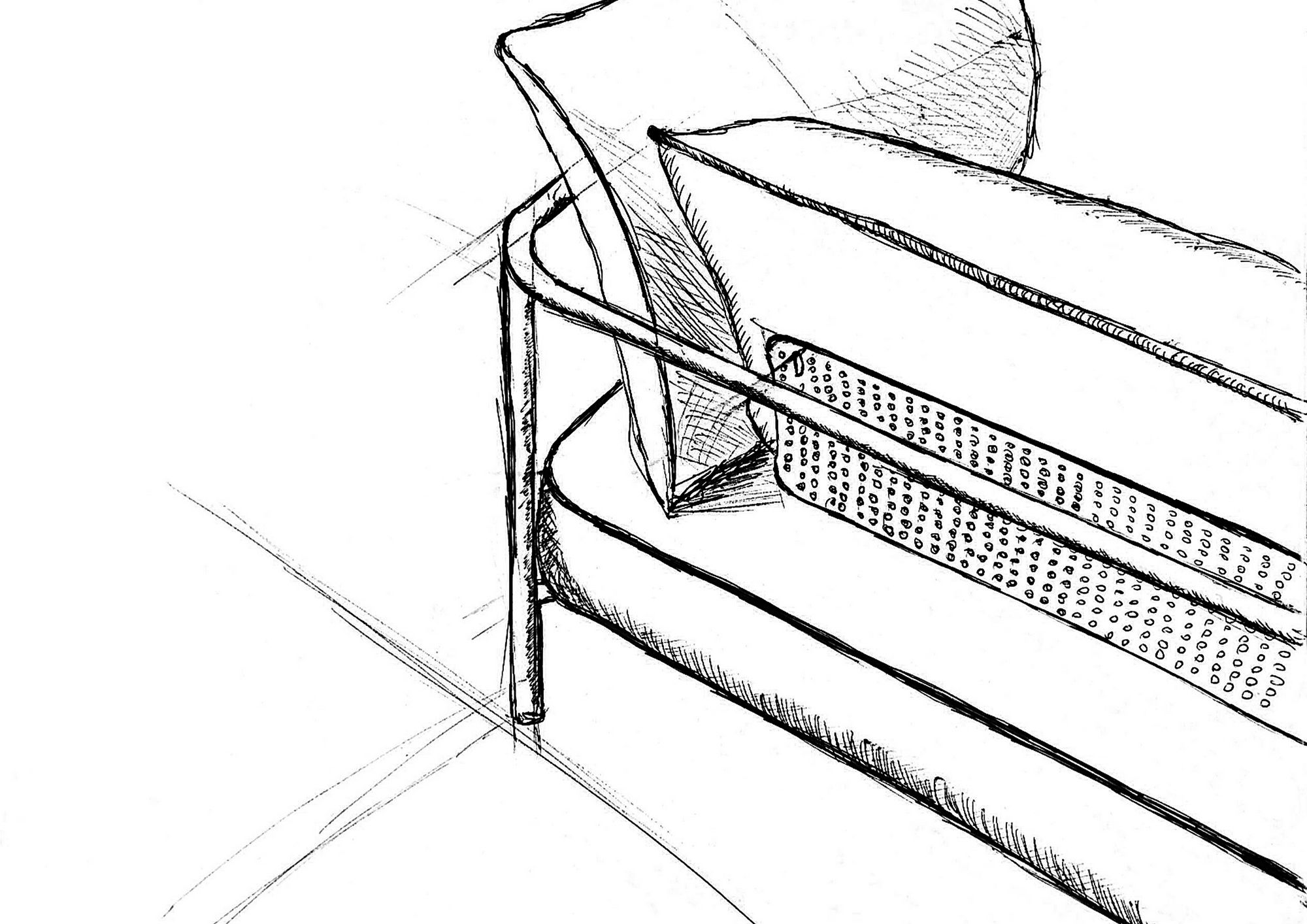 Угловой модульный садовый диван из акриловой ткани S-CAB лоскут ARCH-00069994 - Вид №22