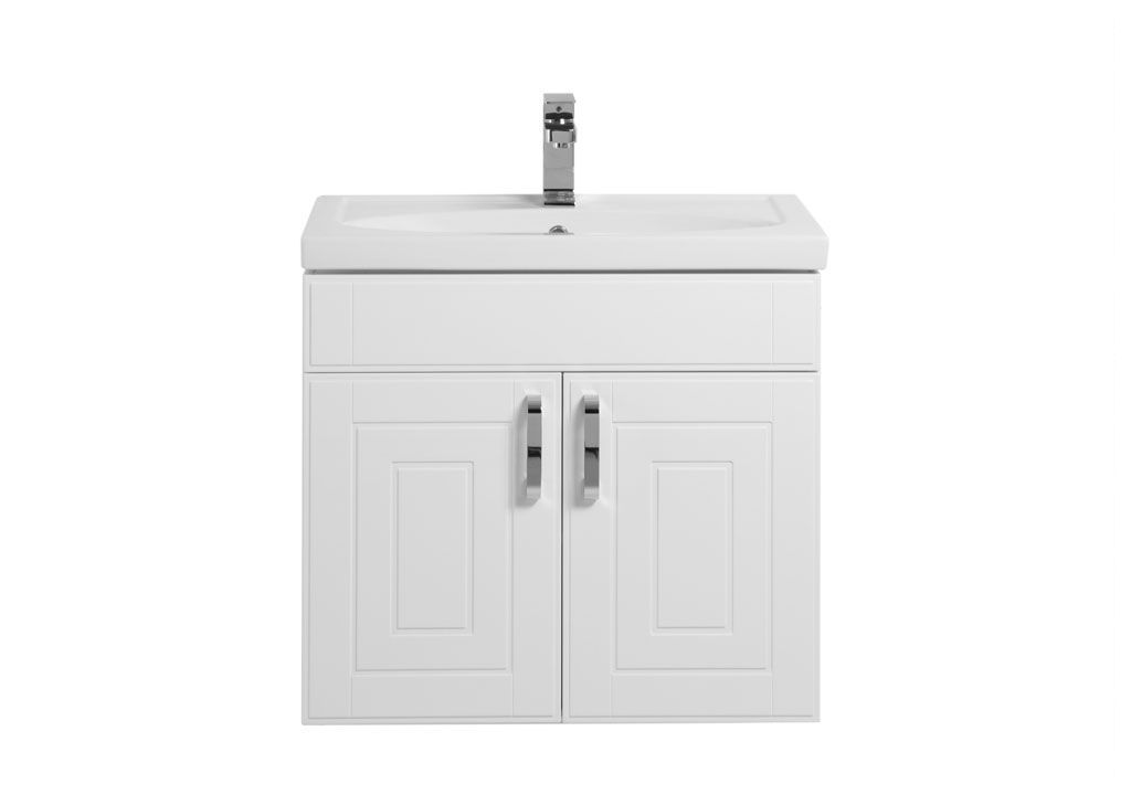 Тумба под раковину Aquanet Рондо 70 белый (2 дверцы) sun-id-275435 - Вид №2