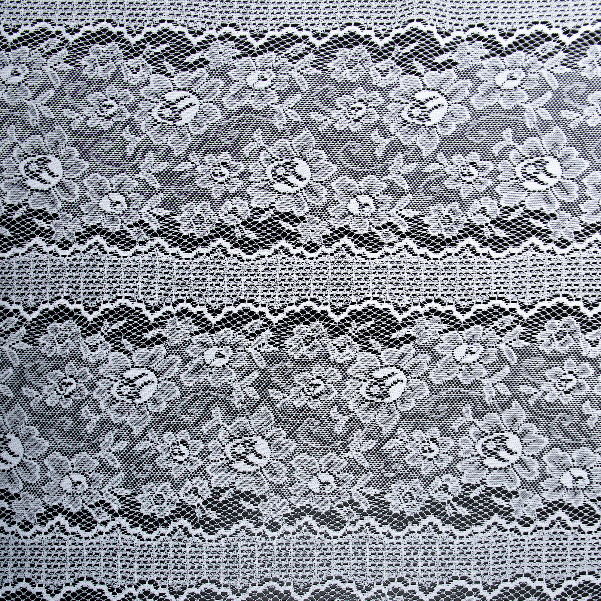 Тюль жаккард 'Розочки' белый 150 см TEX REPUBLIC 85486198 STLM-0063104 - Вид №4