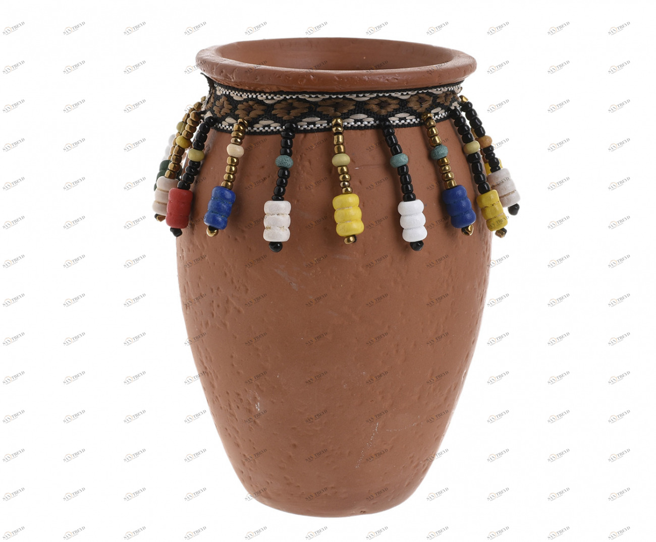 Ваза Africa TO4ROOMS - 213818 Коричневый 