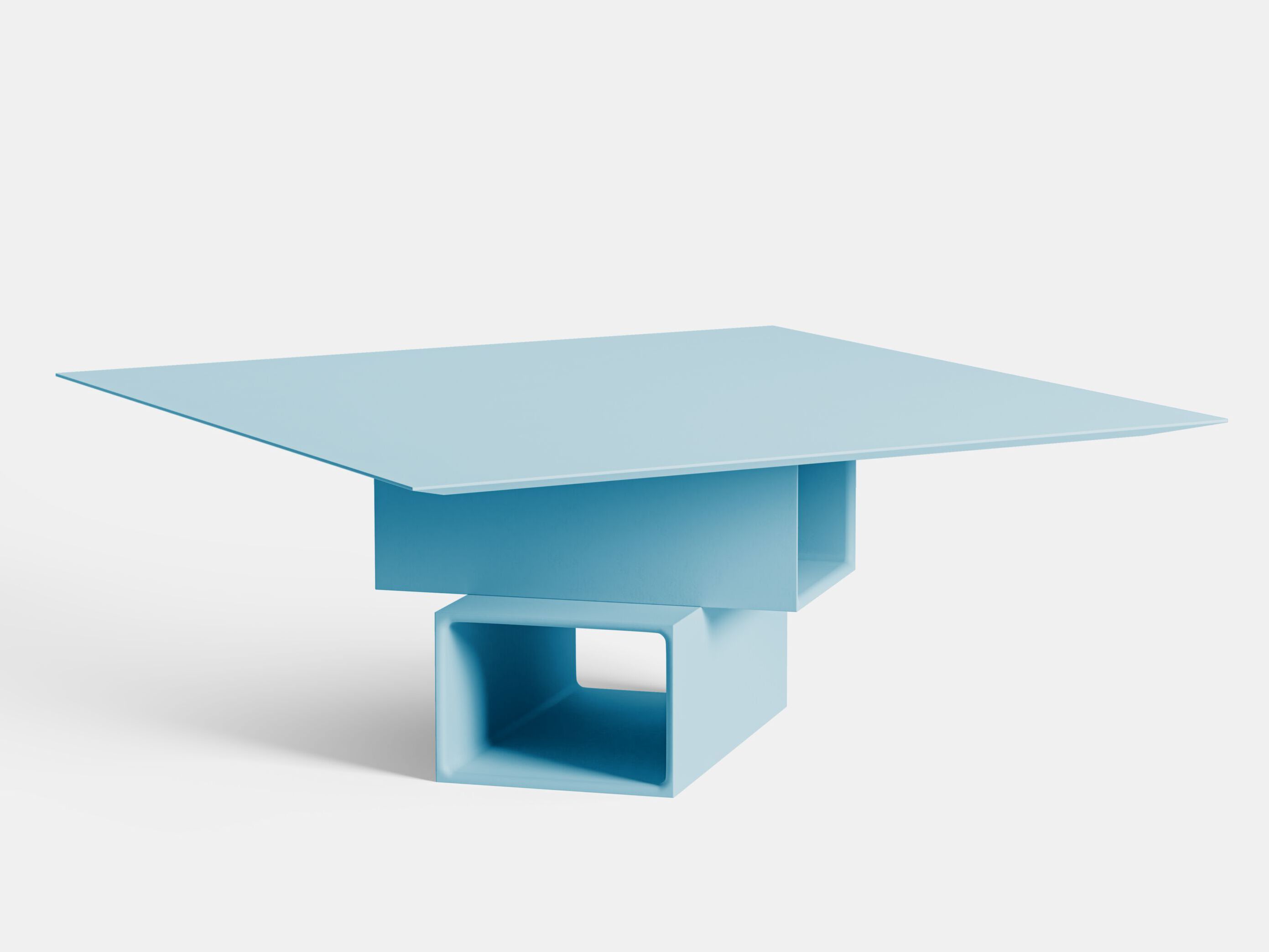 Бетонный квадратный стол PULKRA плакат ARCH-00062328